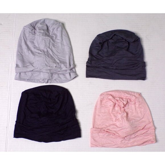 🆕 Chemo Caps Beanies Set of 4 for Cancer Headwear - Picture 2 of 2